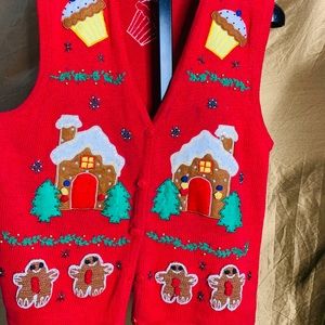 Vintage Christmas sweater vest